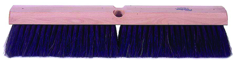 24" - Black Fine Sweeping Broom Without Handle - Apex Tool & Supply