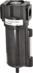 PRO-SOURCE - Filter Automatic Drop Leg Drain with Metal Bowl - 6-1/2" High x 2-3/4" Wide, For Use with Compressed Air Systems - Apex Tool & Supply