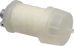 PRO-SOURCE - 3/8 Male NPT, 1" Hex, 4-3/4" OAL, Reclassifier/Muffler - 300 Max psi, 160 CFM, Aluminum - Apex Tool & Supply