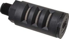 PRO-SOURCE - 1/8 Male NPT, 5/8" Hex, 2-7/64" OAL, Muffler - 150 Max psi, Glass Filled Nylon - Apex Tool & Supply