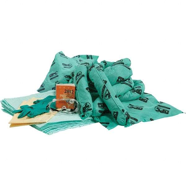 Brady SPC Sorbents - 17 Gal Capacity Chemical Spill Kit - No Container Included - Refill Only - Apex Tool & Supply