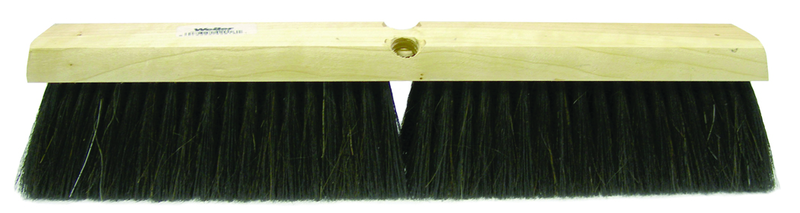 24" Horse Hair Medium Sweeping - Broom Without Handle - Apex Tool & Supply