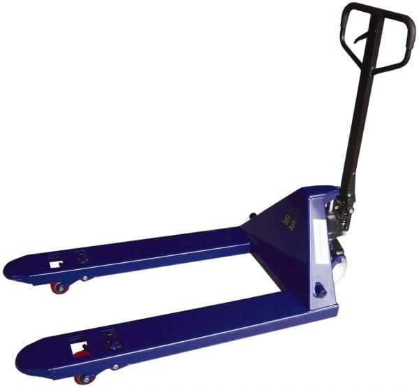 Value Collection - 5,500 Lb Capacity, 7-1/2" Lift Economy Pallet Truck - 3" Min Lift Height, 42" Fork Length x 27" Fork Width, 27" Overall Width - Apex Tool & Supply