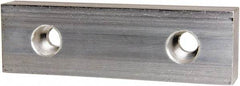 Gibraltar - 8" Wide x 2-1/2" High x 1-1/4" Thick, Flat/No Step Vise Jaw - Soft, Aluminum, Fixed Jaw, Compatible with 8" Vises - Apex Tool & Supply