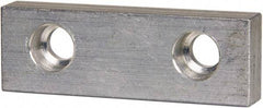 Gibraltar - 3" Wide x 1" High x 1/2" Thick, Flat/No Step Vise Jaw - Soft, Aluminum, Fixed Jaw, Compatible with 3" Vises - Apex Tool & Supply