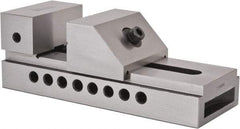 Gibraltar - 3" Jaw Width, 3-3/8" Jaw Opening Capacity, 4" Jaw Height, Toolmaker's Vise - Flat Jaw, 0.005" Parallelism, 0.005" Squareness, 7-1/2" OAL x 2.76" OAH - Apex Tool & Supply