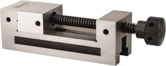 Gibraltar - 2-1/2" Jaw Width, 3" Jaw Opening Capacity, 1-1/4" Jaw Height, Toolmaker's Vise - Flat Jaw, 0.0002" Parallelism, 0.0003" Squareness, 7.4" OAL x 2-1/2" OAH - Apex Tool & Supply