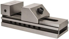 Gibraltar - 3-1/2" Jaw Width, 5" Jaw Opening Capacity, 1-3/4" Jaw Height, Toolmaker's Vise - Flat Jaw, 0.0002" Parallelism, 0.0003" Squareness, 9-1/4" OAL x 3-11/32" OAH - Apex Tool & Supply