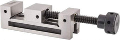 Gibraltar - 1-31/32" Jaw Width, 2-1/2" Jaw Opening Capacity, 1" Jaw Height, Toolmaker's Vise - Flat Jaw, 0.0002" Parallelism, 0.0002" Squareness, 6" OAL x 2.11" OAH - Apex Tool & Supply