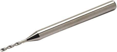 Seco - 1.9mm 130° Solid Carbide Jobber Drill - Bright Finish, Right Hand Cut, Spiral Flute, Straight Shank, 38mm OAL - Apex Tool & Supply