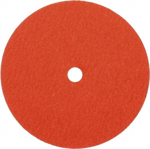 Norton - 9-1/8" Diam 7/8" Hole 24 Grit Fiber Disc - Ceramic, Series R980P - Apex Tool & Supply