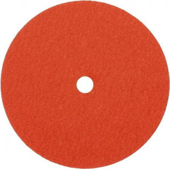 Norton - 9-1/8" Diam 7/8" Hole 24 Grit Fiber Disc - Ceramic, Series R980P - Apex Tool & Supply