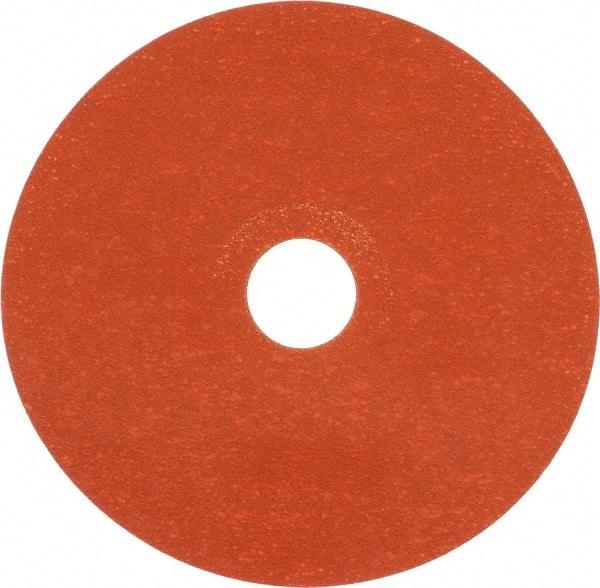 Norton - 5" Diam 7/8" Hole 120 Grit Fiber Disc - Ceramic, Series R980P - Apex Tool & Supply