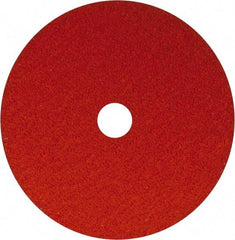 Norton - 7" Diam 7/8" Hole 24 Grit Fiber Disc - Ceramic, Series R980P - Apex Tool & Supply