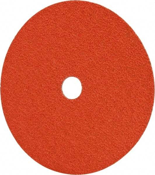 Norton - 7" Diam 7/8" Hole 36 Grit Fiber Disc - Medium Grade, Ceramic, Series R980P - Apex Tool & Supply