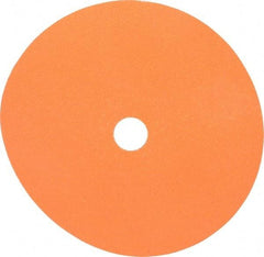 Norton - 7" Diam 7/8" Hole 60 Grit Fiber Disc - Medium Grade, Ceramic, Series R980P - Apex Tool & Supply