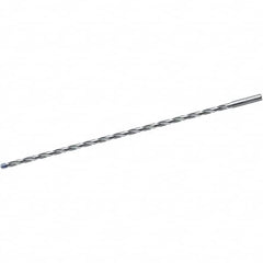 Walter-Titex - 1/4" 2-Flute Solid Carbide Extra Length Drill Bit - Apex Tool & Supply