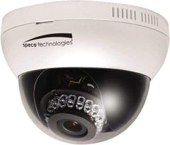 Speco - Indoor Variable Focal Lens Infrared Dome Camera - 3.6-16mm Lens, 1,080 Resolution Line, 5.11 Inch Diameter, 3.62 Inch High, ABS Plastic Housing, Color by Day, Black and White by Night Image - Apex Tool & Supply