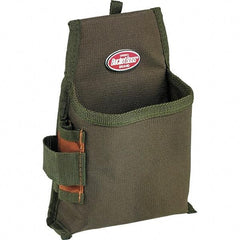 Bucket Boss - 1 Pocket General Purpose Holster - Polyester, Brown & Green - Apex Tool & Supply