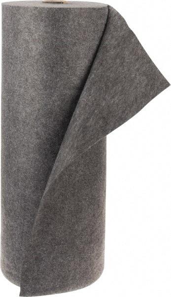 PRO-SAFE - 42 Gal Capacity per Package, Universal Rug - 150' Long x 3' Wide, Dark Gray, Polypropylene - Apex Tool & Supply