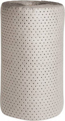 PRO-SAFE - 70 Gal Capacity per Package, Universal Roll - 150' Long x 30" Wide, Gray, Polypropylene - Apex Tool & Supply