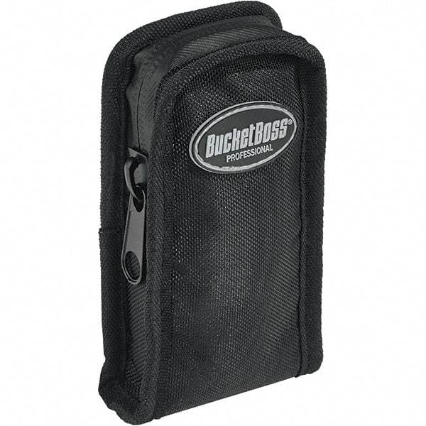 Bucket Boss - 1 Pocket Mobile Carrier Holster - Nylon, Black - Apex Tool & Supply