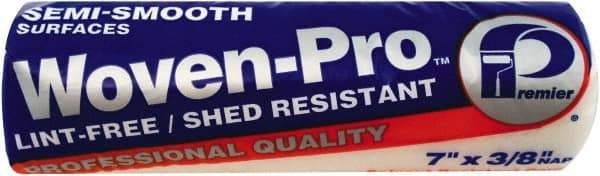 Premier Paint Roller - 3/8" Nap, 7" Wide Paint General Purpose Roller Cover - Medium Texture, Woven & Polyester - Apex Tool & Supply