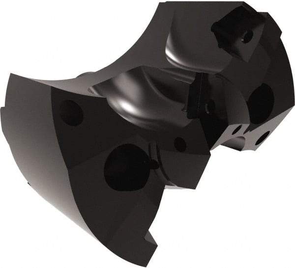 Allied Machine and Engineering - Series APX 70, 71.44mm Max Diam Pilot Insert Drill Head - T-A 2 Pilot Drill, 1-7/32" Pilot Drill Diam, 2 Nonpilot Inserts - Apex Tool & Supply