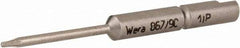 Wera - 4mm Drive, Torx Plus Precision Screwdriver Bit - 1-3/4" OAL - Apex Tool & Supply