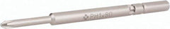 Wera - 5mm Drive, #1 Phillips Screwdriver Bit - 3-1/8" OAL - Apex Tool & Supply