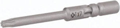 Wera - 4mm Drive, Torx Precision Screwdriver Bit - 1-9/16" OAL - Apex Tool & Supply