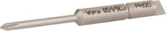 Wera - 4mm Drive #00 Point Precision Phillips Bit - Apex Tool & Supply