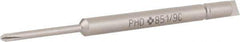 Wera - 4mm Drive, #0 Phillips Screwdriver Bit - 2-1/2" OAL - Apex Tool & Supply