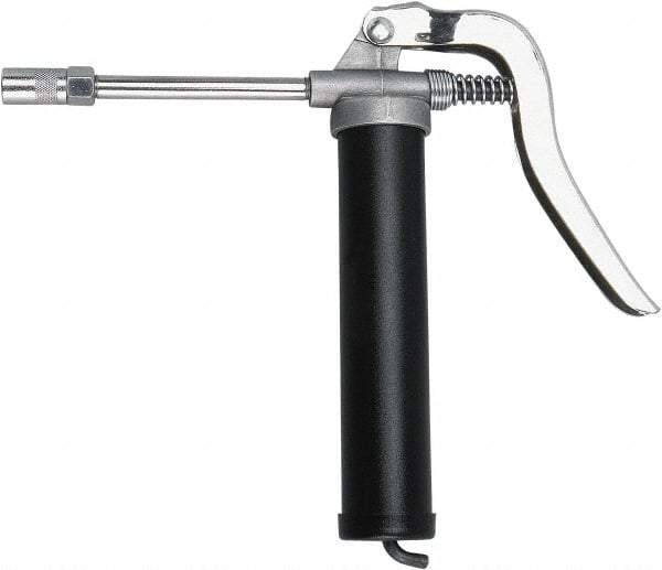 PRO-LUBE - 3,000 Max psi, Rigid Pistol Grease Gun - 3 oz Capacity, 1/8 Thread Outlet, 67 Strokes per oz, Cartridge Fill - Apex Tool & Supply