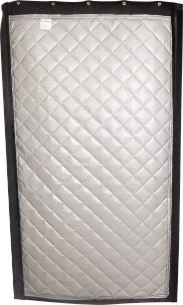 Singer Safety - 4' Long x 48" Wide, Fiberglass Panel - ASTM E-84 Specification, Metallic Gray - Apex Tool & Supply