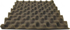 Singer Safety - 27" Long x 54" Wide, Polyester Polyurethane Convoluted Foam - Dept of Transportation MVSS #302, Underwriters Laboratories UL94 #HF-1 Specification, Charcoal Gray - Apex Tool & Supply
