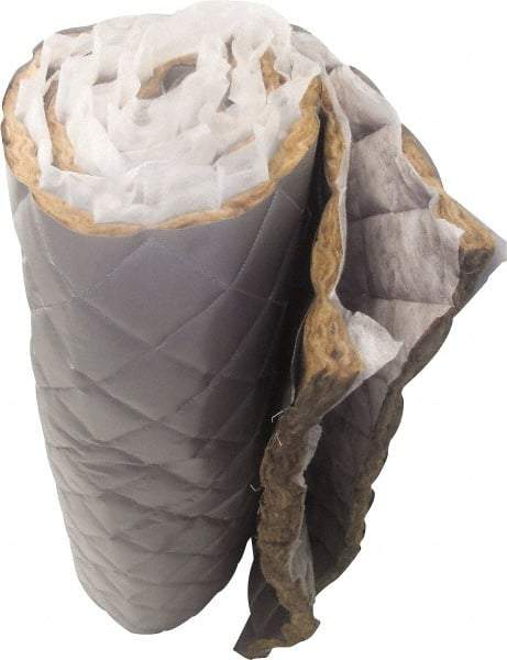 Singer Safety - 50' Long x 48" Wide, Fiberglass Roll - ASTM E-84 Specification, Metallic Gray - Apex Tool & Supply