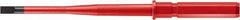 Wera - 3.5mm x 0.6mm Blade, 9mm Drive Slotted Screwdriver Bit - 6-1/4" OAL - Apex Tool & Supply