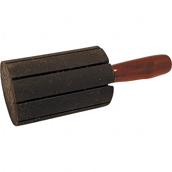 Dynabrade - 1-1/2" Wide x 1" Diam, Expander Wheel Spiral Band Drum - 1/4" Shank Diam, 12,000 RPM - Apex Tool & Supply