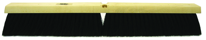 24" Black Tampico Coarse Sweeping - Broom Without Handle - Apex Tool & Supply