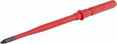 Wera - 9mm Drive, #1 Pozidriv Screwdriver Bit - 6-1/4" OAL - Apex Tool & Supply