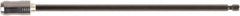 Wiha - 1/4" Insert, Hex Drive Bit Adapter - Magnetic, Quick Release, 9" OAL - Apex Tool & Supply