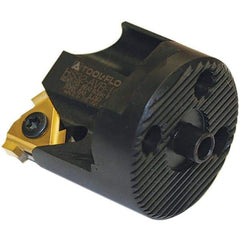 Tool-Flo - Insert Style 22NR, 32mm Head Length, Right Hand Cut, Modular Threading Cutting Unit Head - System Size HS40, 1.063" Center to Cutting Edge, Series Laydown - Apex Tool & Supply