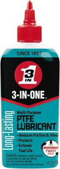 3-IN-ONE - 4 oz Bottle Synthetic with PTFE Penetrant/Lubricant - Light Amber, 500°F Max - Apex Tool & Supply