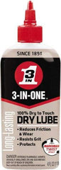 3-IN-ONE - 4 oz Bottle Dry Film Lubricant - Light Amber, 500°F Max - Apex Tool & Supply