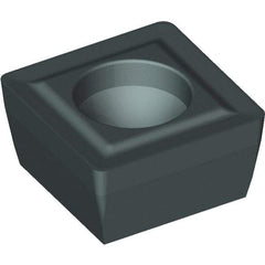 Kennametal - SPPX09T308 FP Grade KCU25 Carbide Indexable Drill Insert - TiCN/Al2O3 Finish, Square, 3/8" Inscribed Circle - Apex Tool & Supply