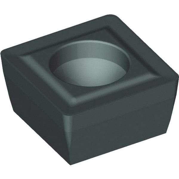 Kennametal - SPPX120408 FP Grade KCU40 Carbide Indexable Drill Insert - TiN/TiAlN Finish, Square, 1/2" Inscribed Circle - Apex Tool & Supply