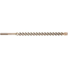 Milwaukee Tool - 1-3/8" Diam, SDS-Max Shank, Carbide-Tipped Rotary & Hammer Drill Bit - Apex Tool & Supply