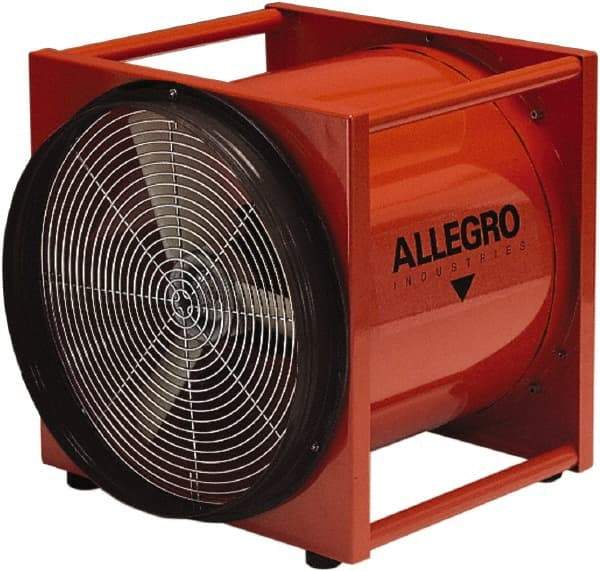 Allegro - 16" Inlet, Electric AC Axial Blower - 1.5 hp, 4,839 CFM (Free Air), Explosion Proof, 230 Max Voltage Rating - Apex Tool & Supply