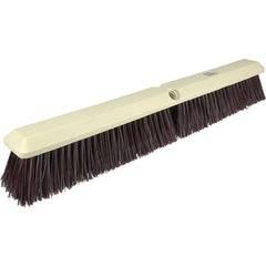 18″ - Maroon Heavy Perma Sweep Broom Without Handle - Apex Tool & Supply
